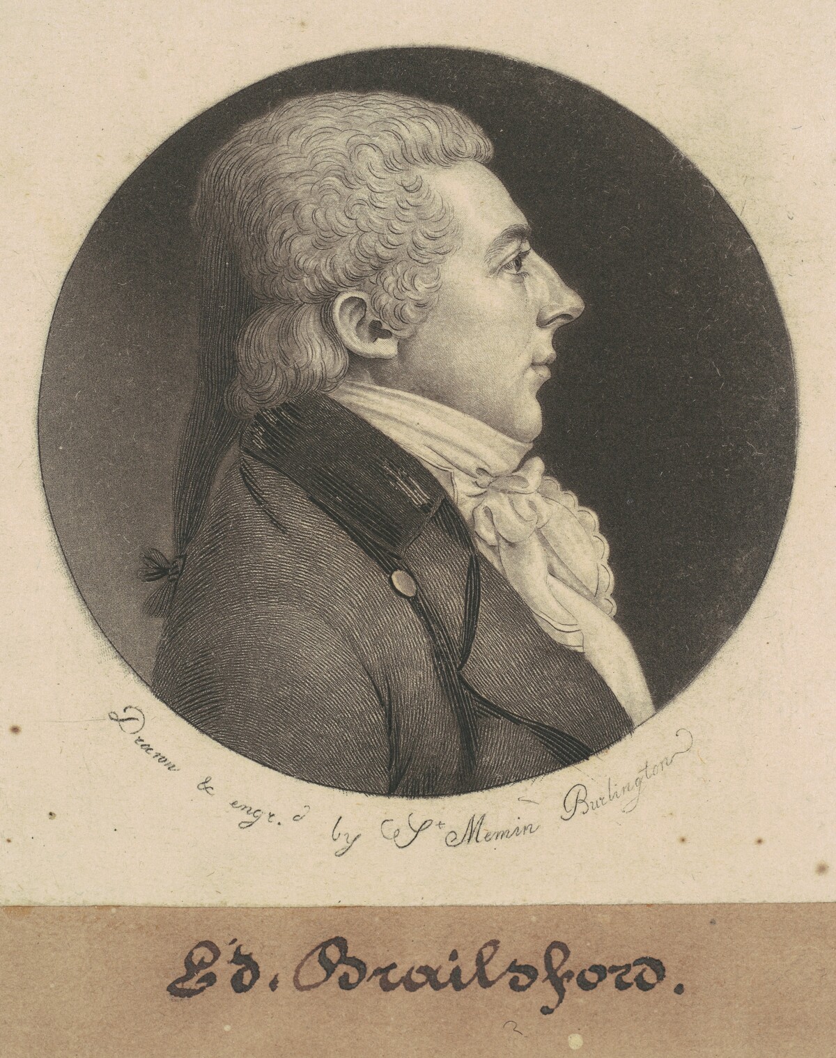 Edward Brailsford by Charles B. J. Févret de Saint-Mémin