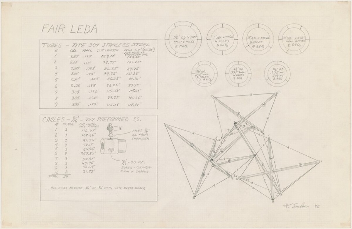 Study for "Fair Leda" by Kenneth Snelson
