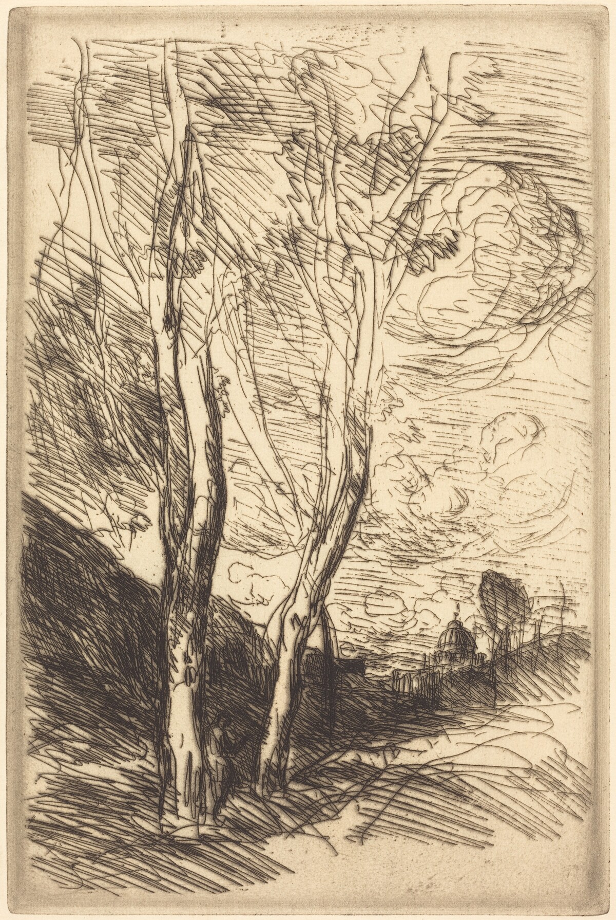 The Cathedral of Florence (Le Dome florentin) by Jean-Baptiste-Camille Corot
