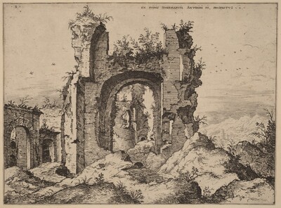 View of the Baths of Caracalla