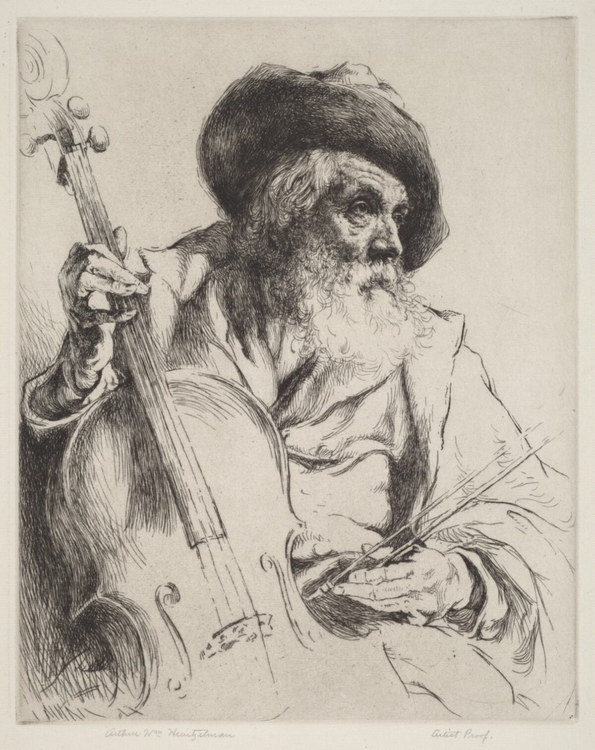 The Rehearsal by Arthur William Heintzelman