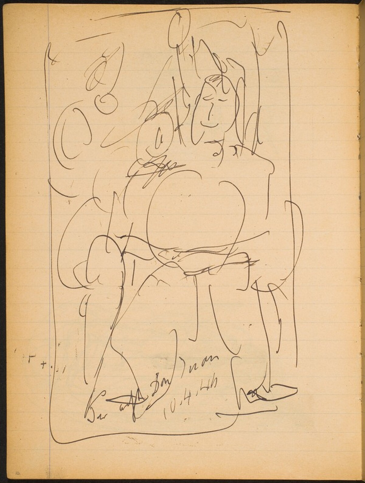 Der echte Don Juan (The Real Don Juan) [p. 16] by Max Beckmann