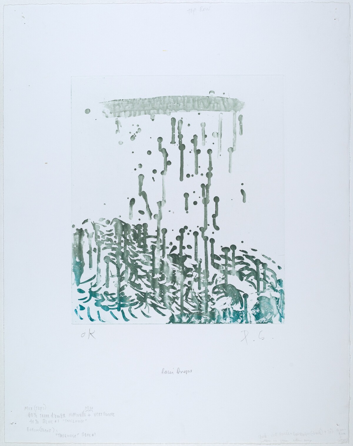 Raindrops by Pat Steir