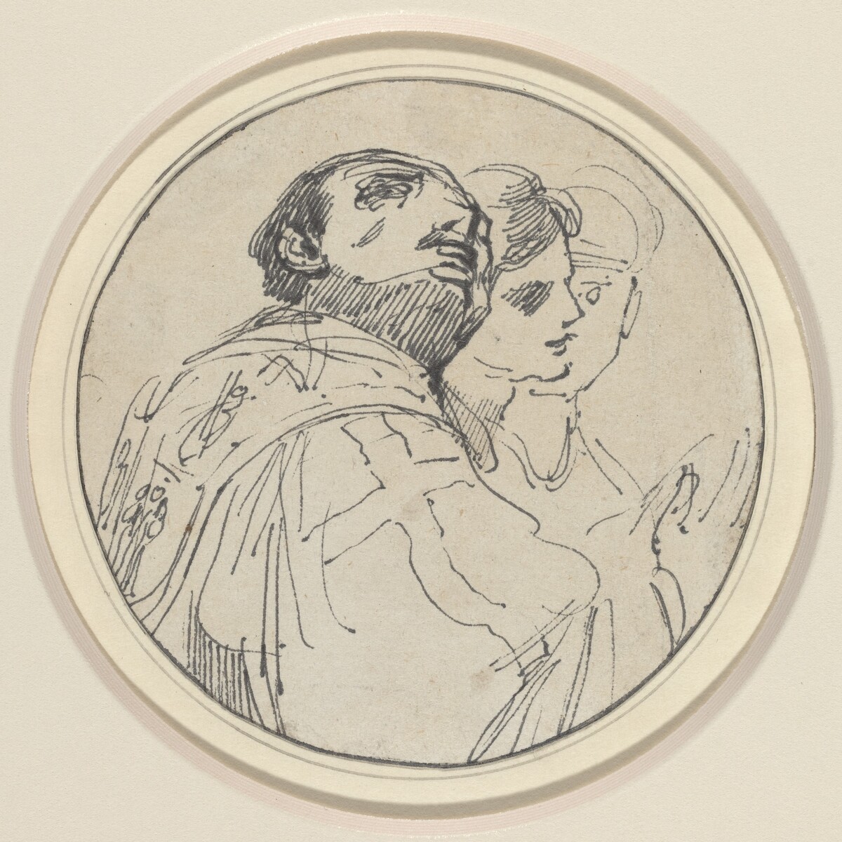 Three Oriental Heads by John Hamilton Mortimer