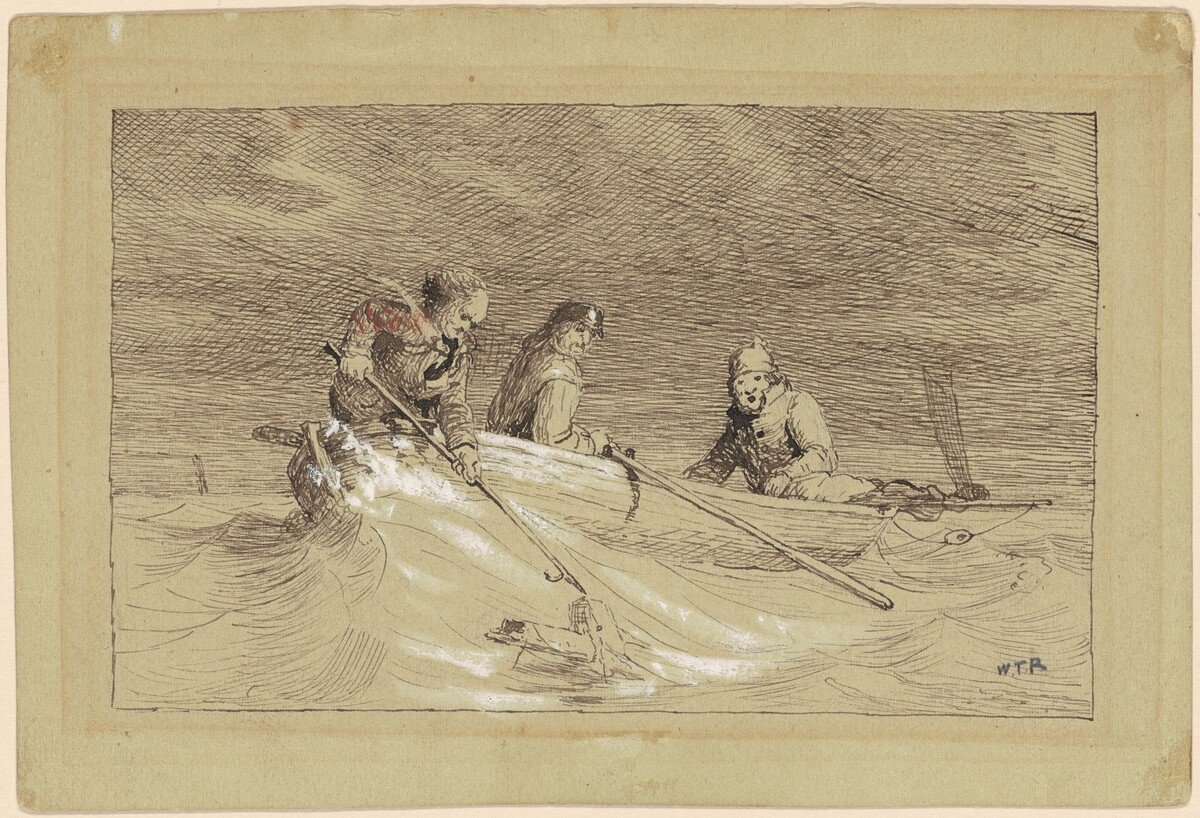Study for "Shad Fishing" by William Tylee Ranney