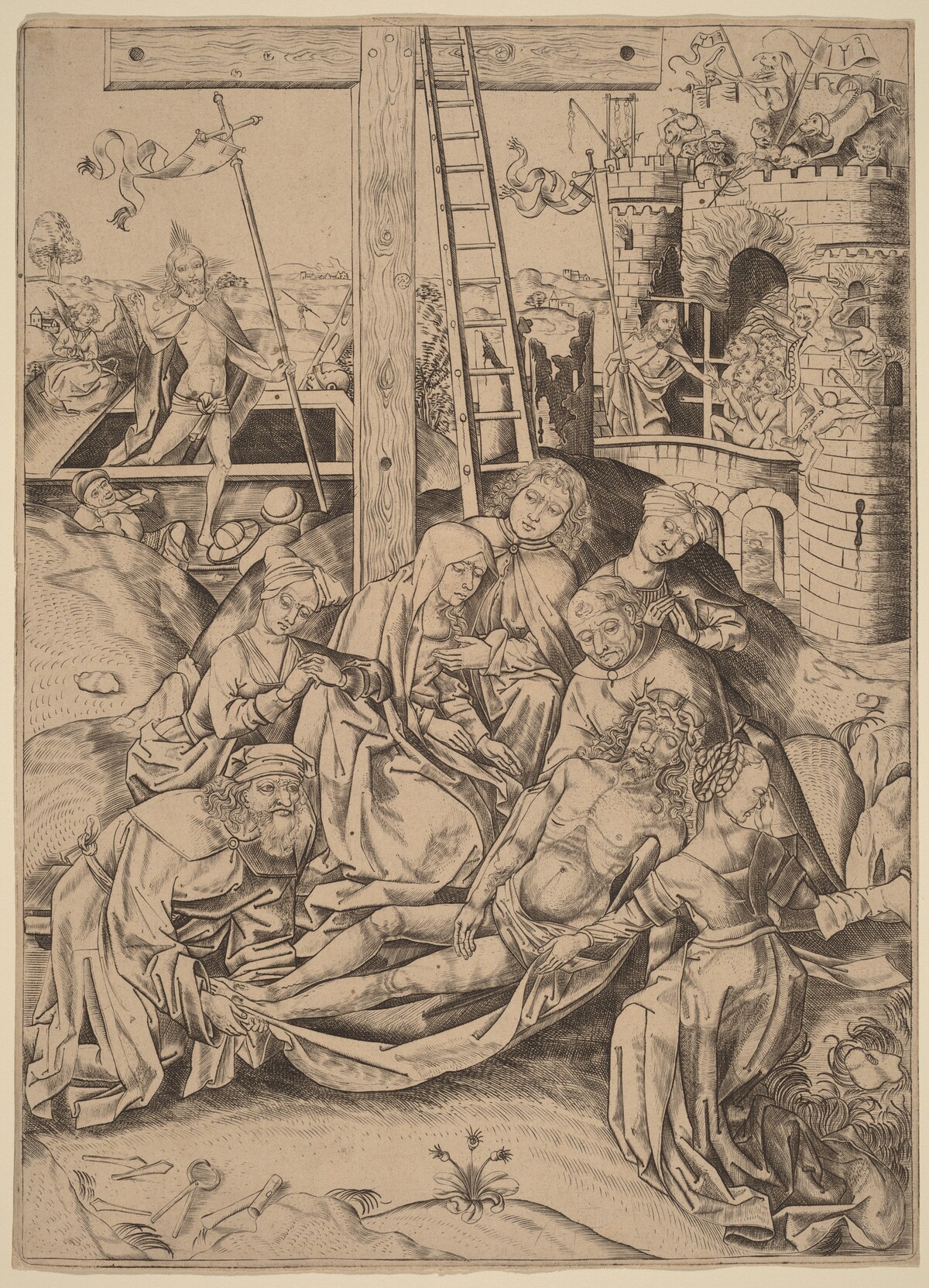 The Lamentation by Netherlandish 15th Century