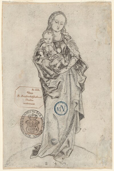 Virgin and Child with the Apple (verso)