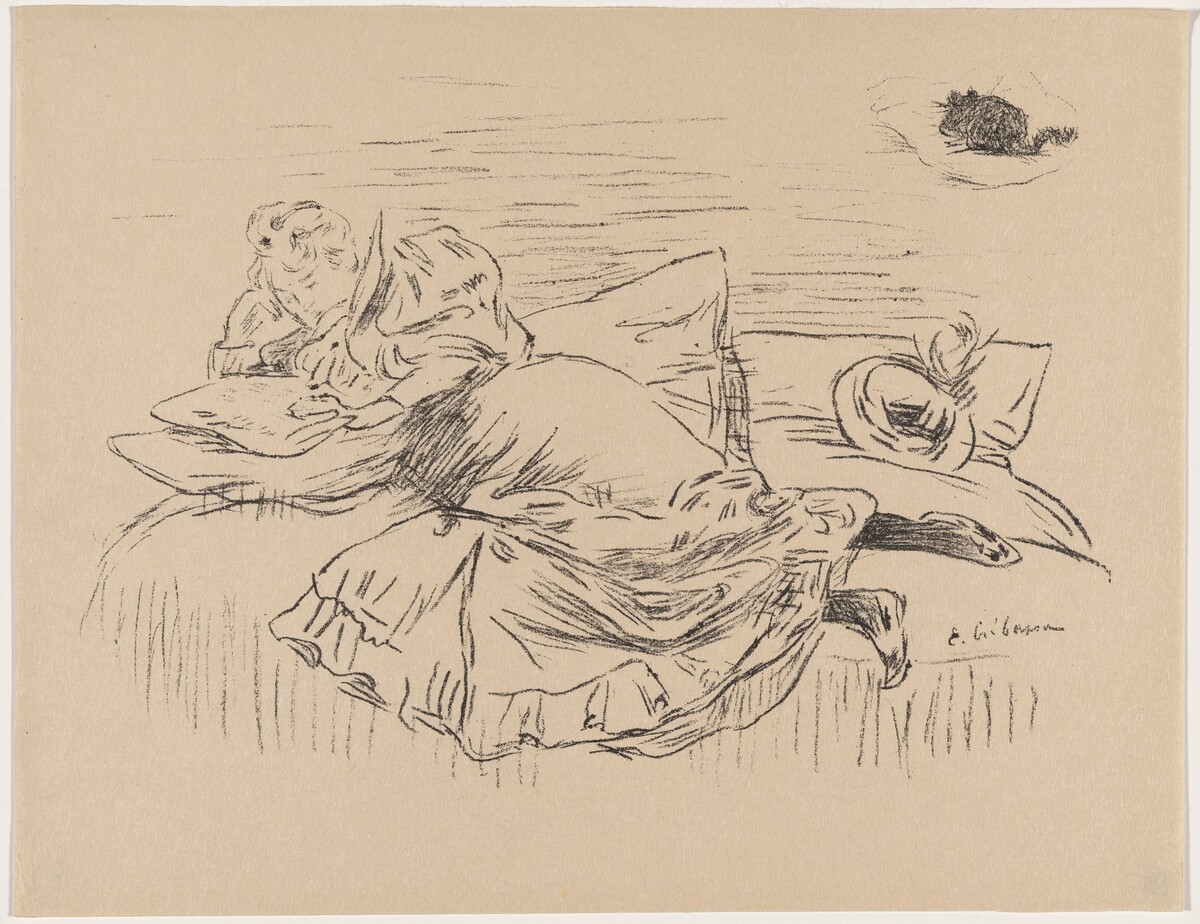 Croquis (Sketch) by Paul Edouard Crébassa