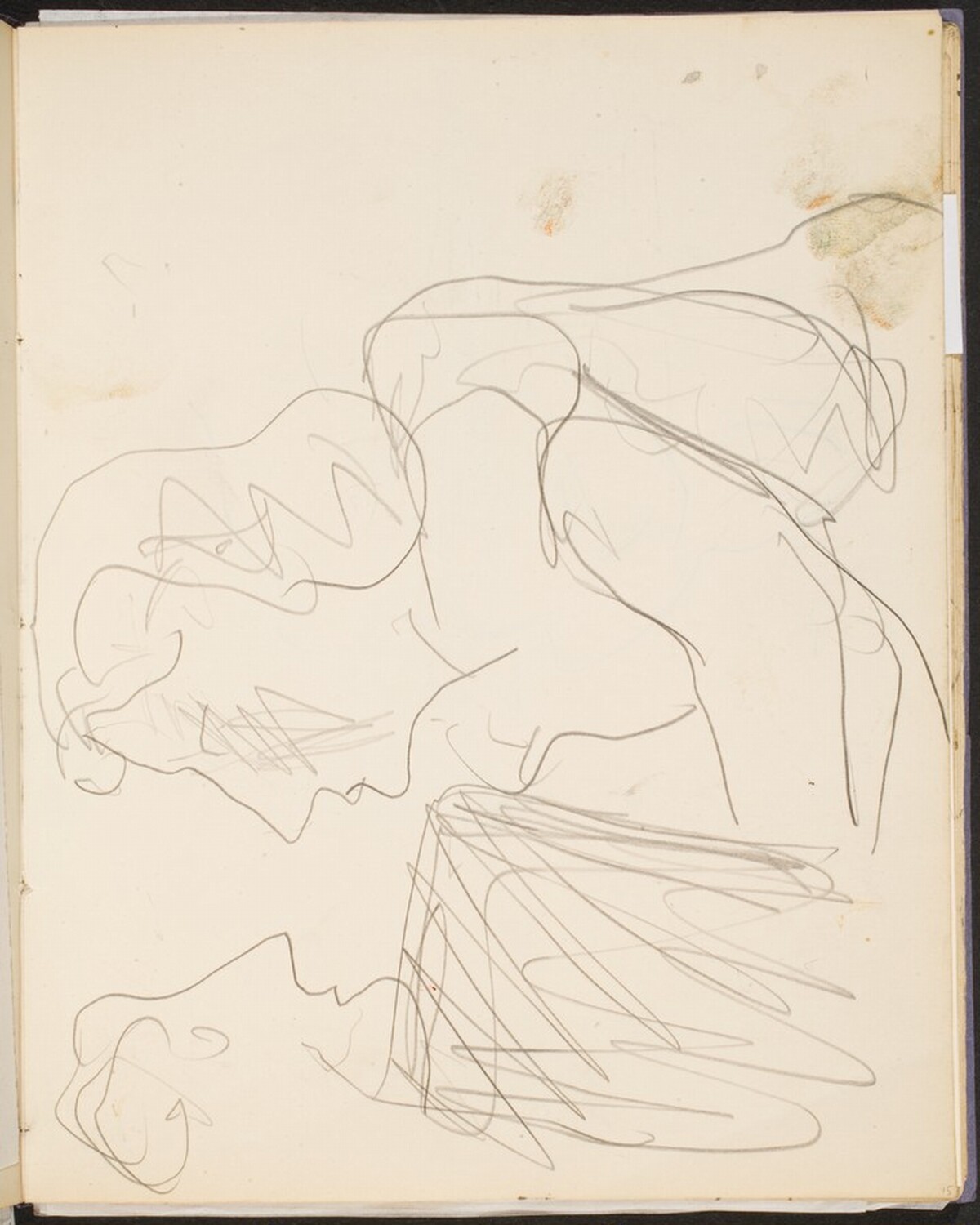 zwei  Figuren (Two Figures) [p. 15] by Max Beckmann