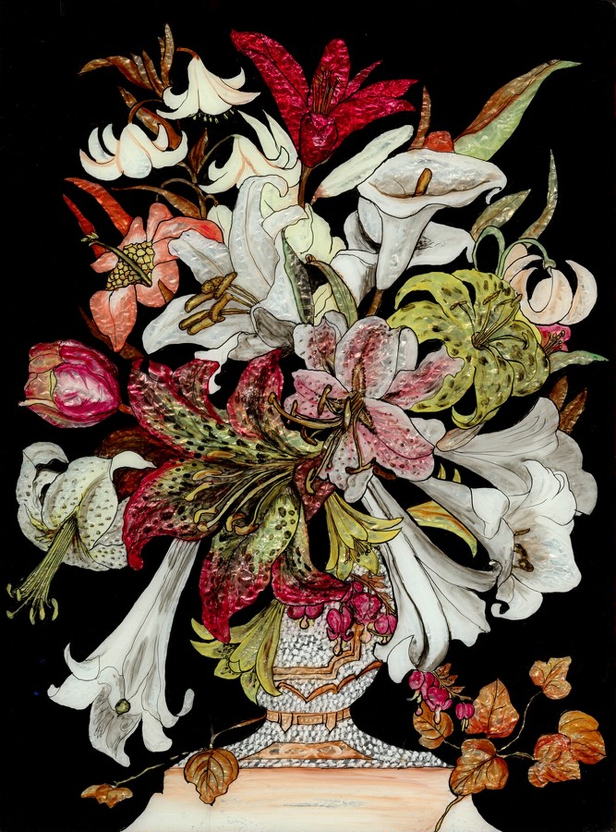 Vase of Lilies by American 20th Century