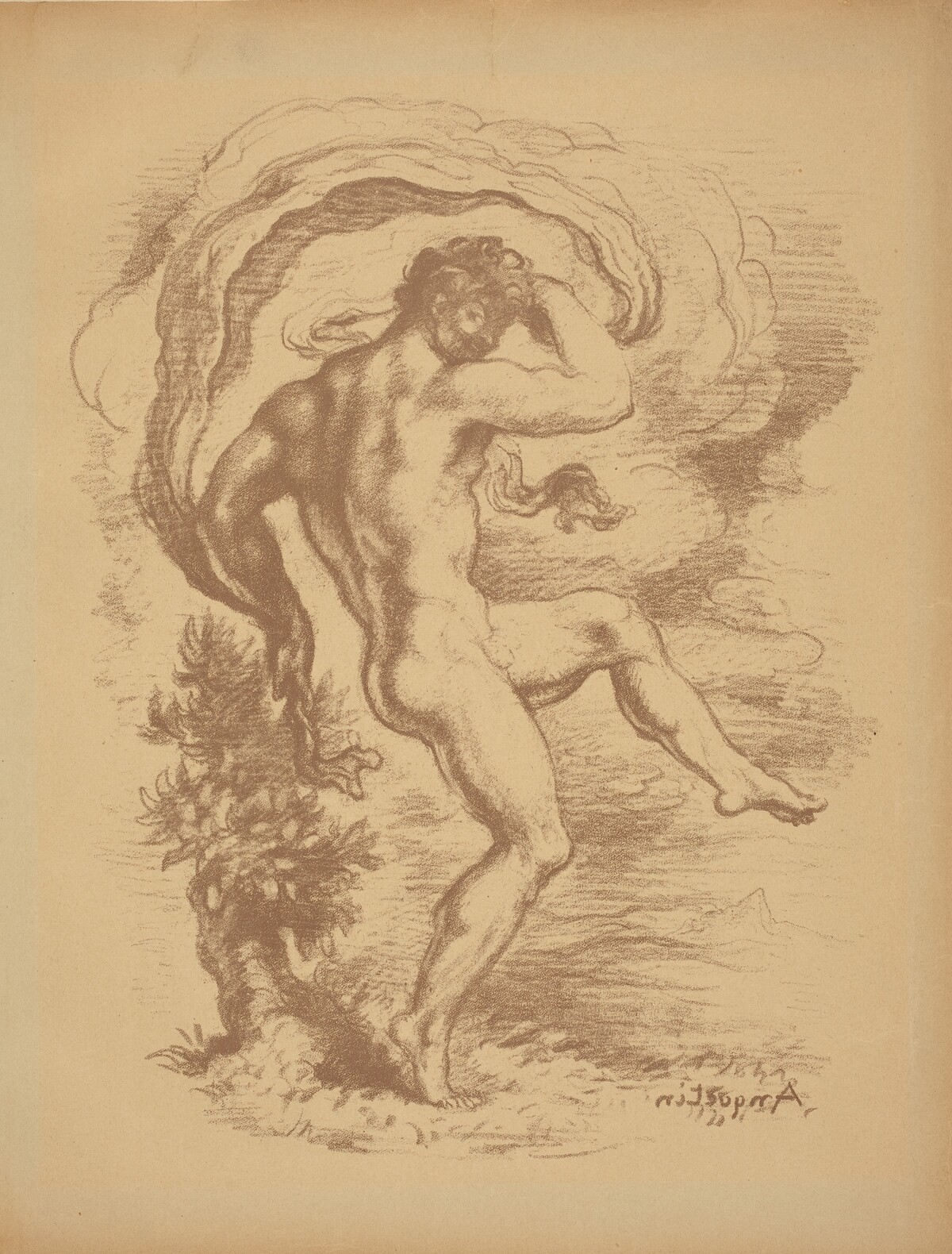 Dancing Nude by Louis Anquetin