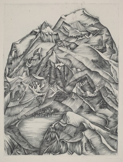 Mountains and Lake
