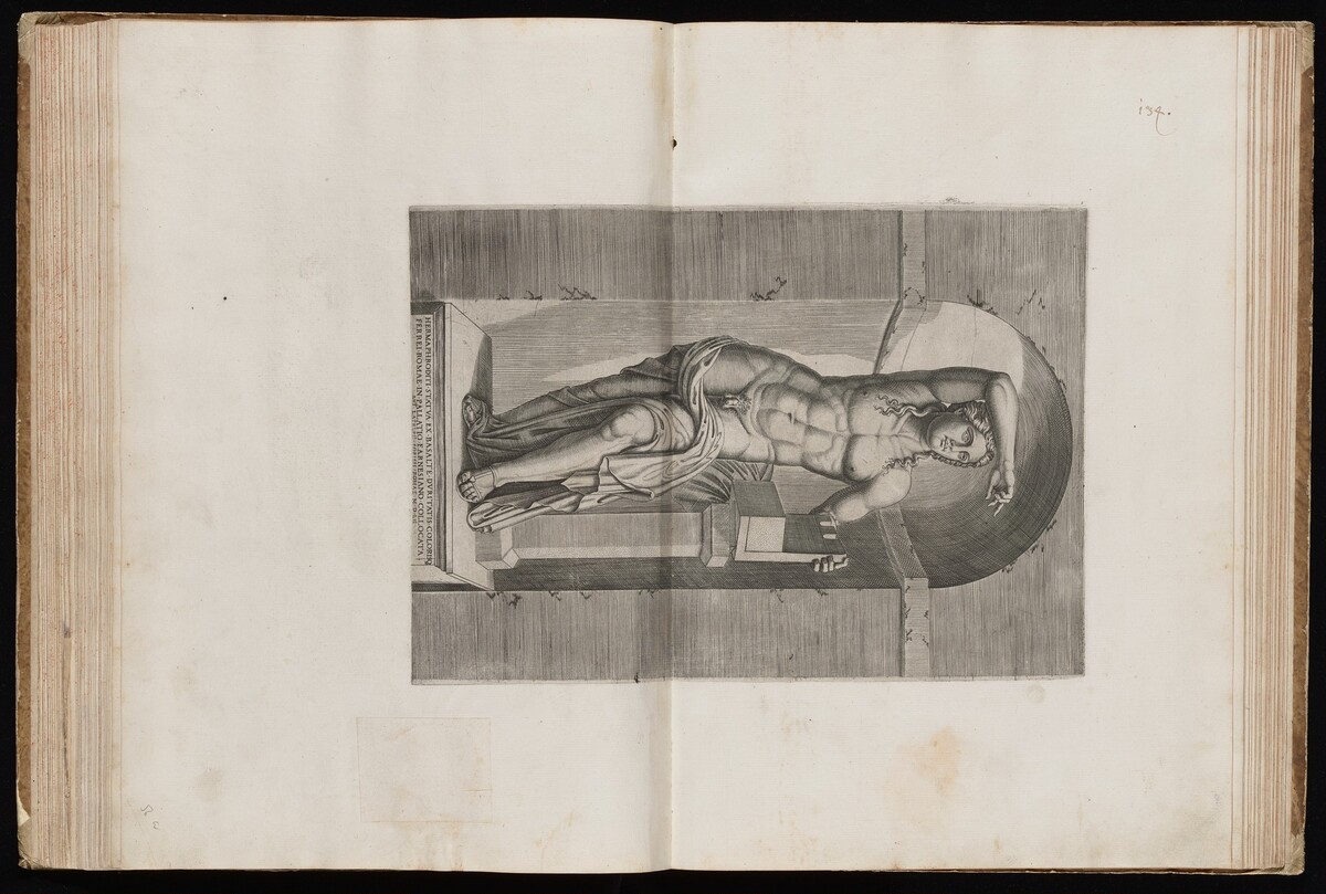 The Farnese Apollo, called 'Hermaphroditus' by Italian 16th Century, published by Antonio Lafreri