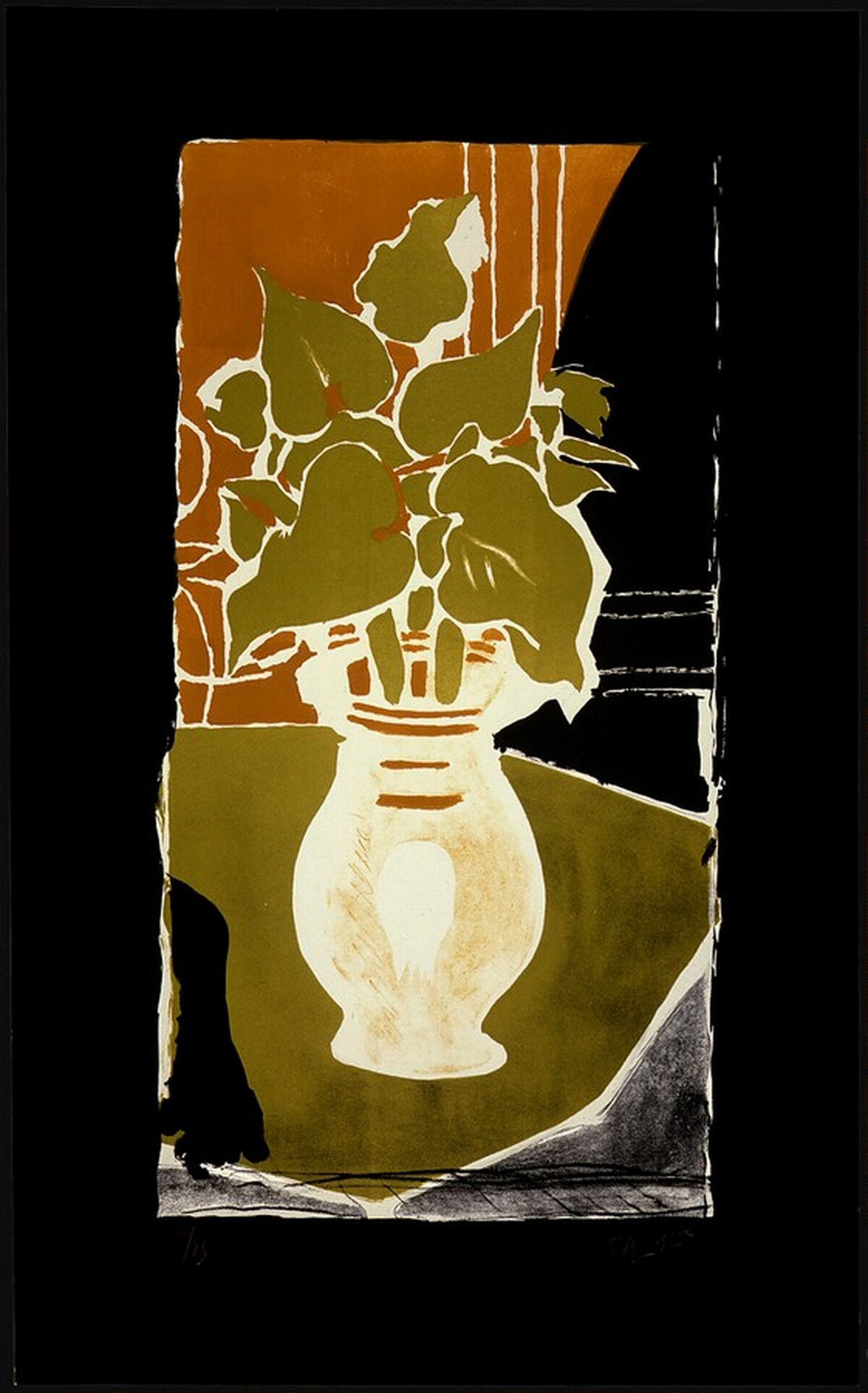 Feuilles, couleur lumière (Leaves, Color Light) by Georges Braque