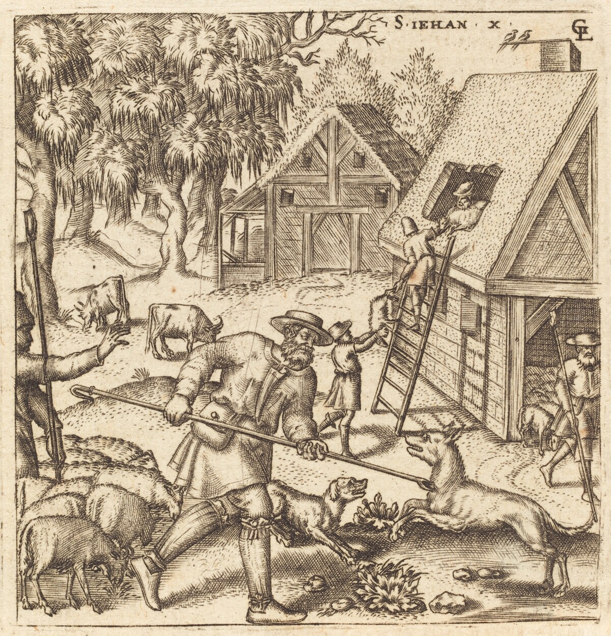 The Parable of the Good Shepherd by Léonard Gaultier