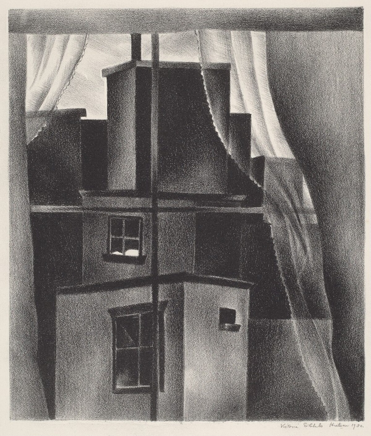 New York Window by Victoria Hutson Huntley