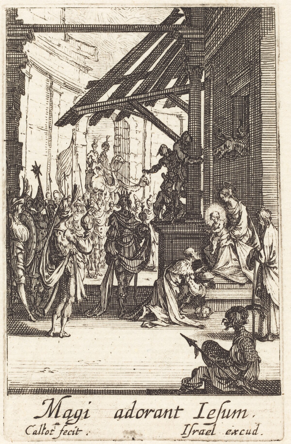 The Adoration of the Magi by Jacques Callot