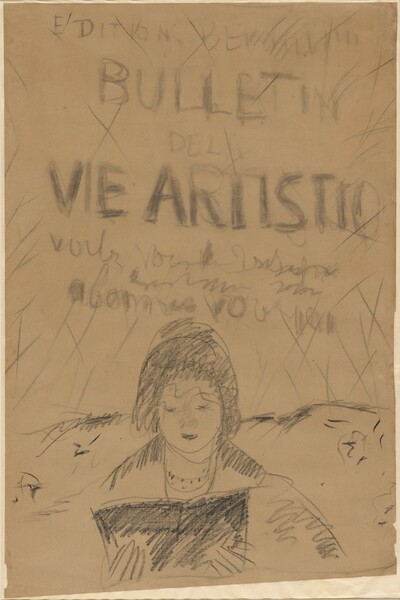 Study for "Bulletin de la vie artistique"