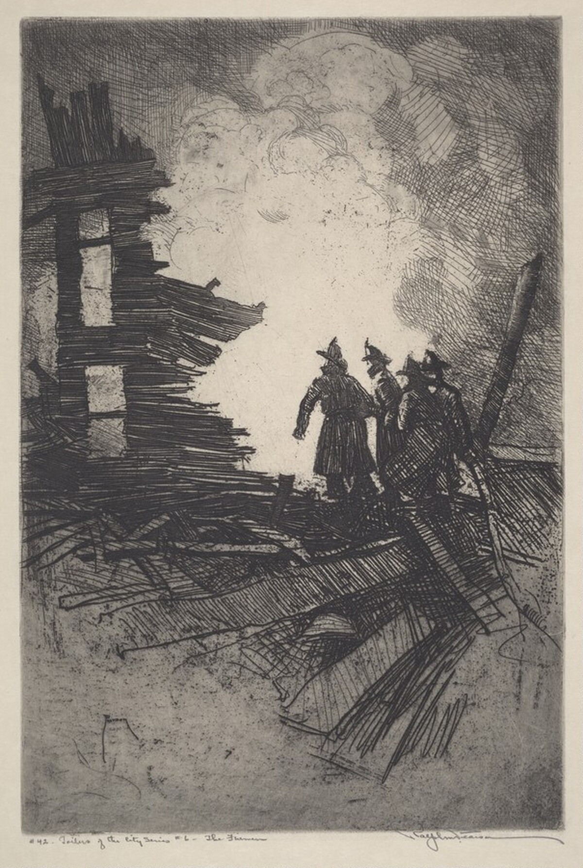 Toilers of the City Series #6 - the Firemen by Ralph M. Pearson