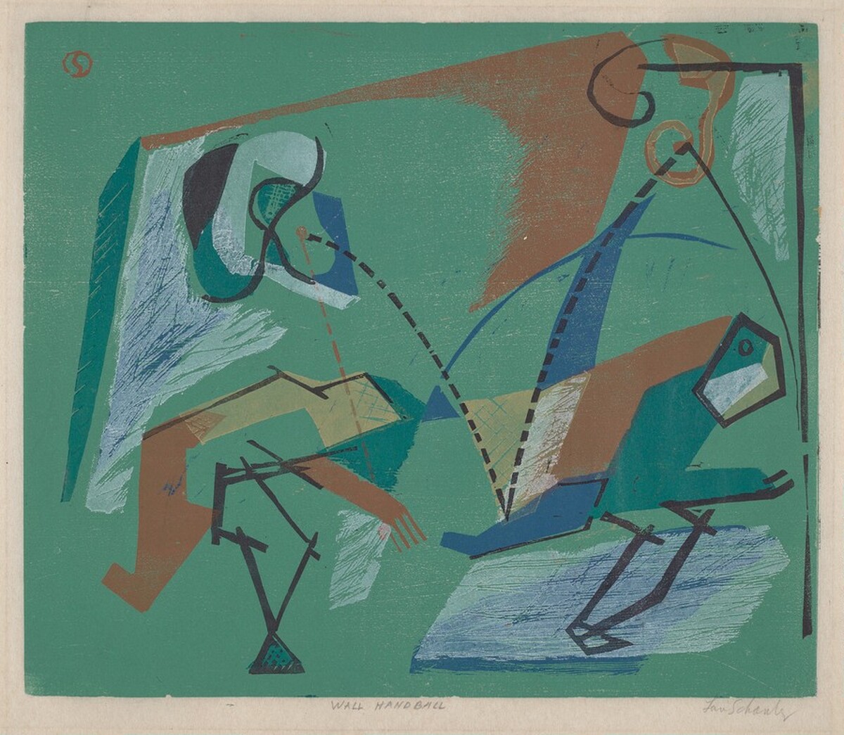 Wall Handball by Louis Schanker