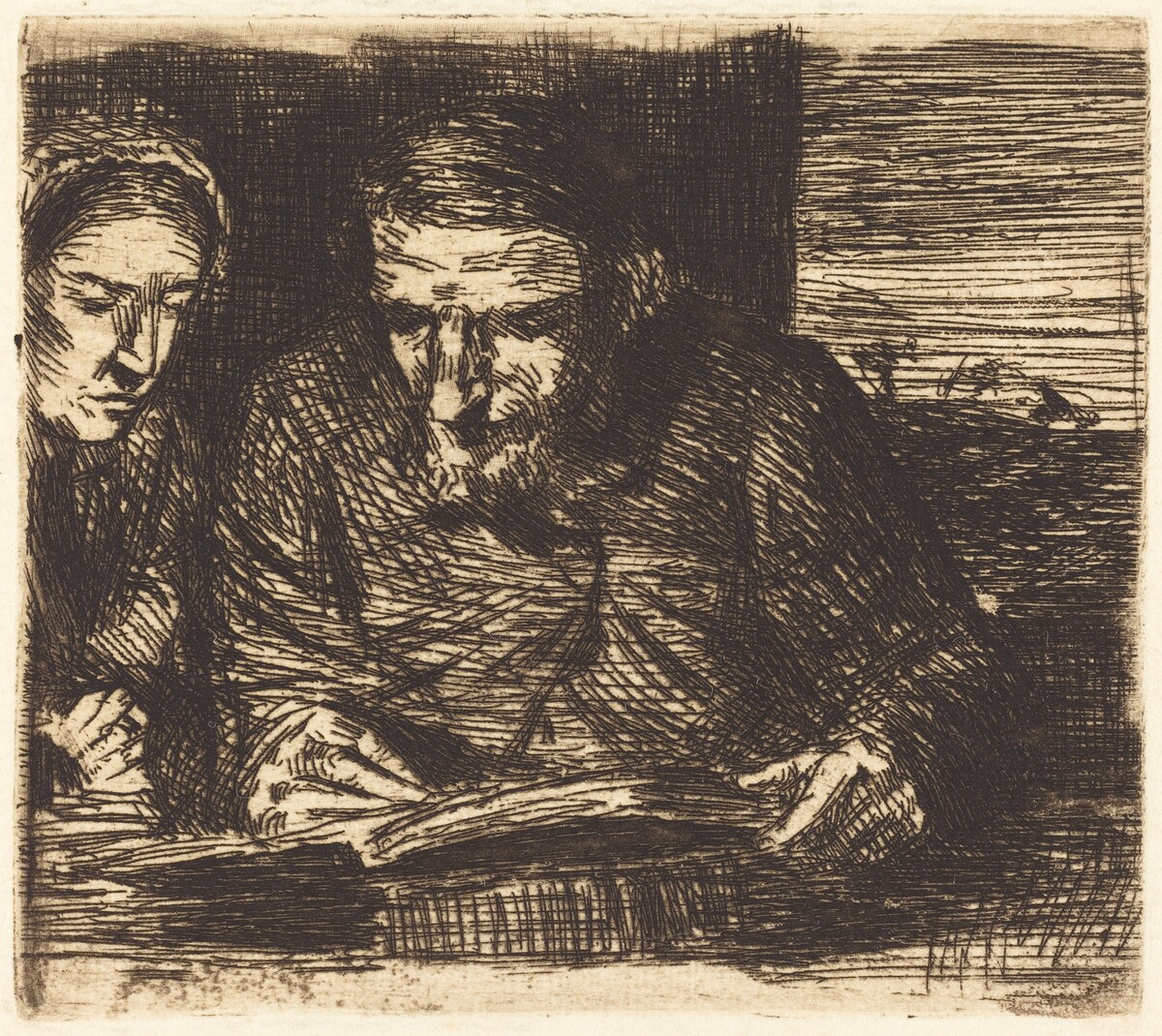 Account Book (Le livre de comptes) by Alphonse Legros