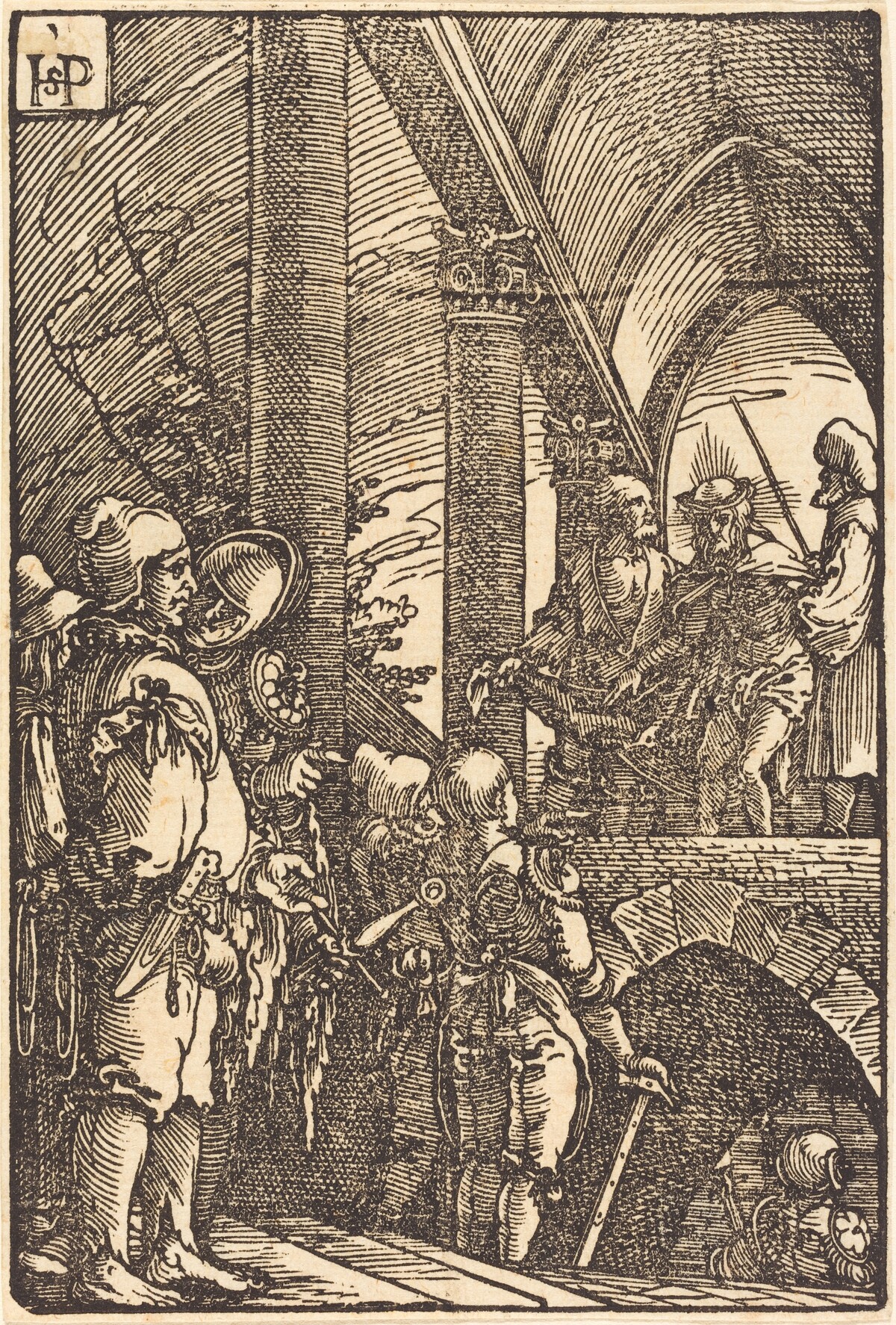 Ecce Homo by Sebald Beham