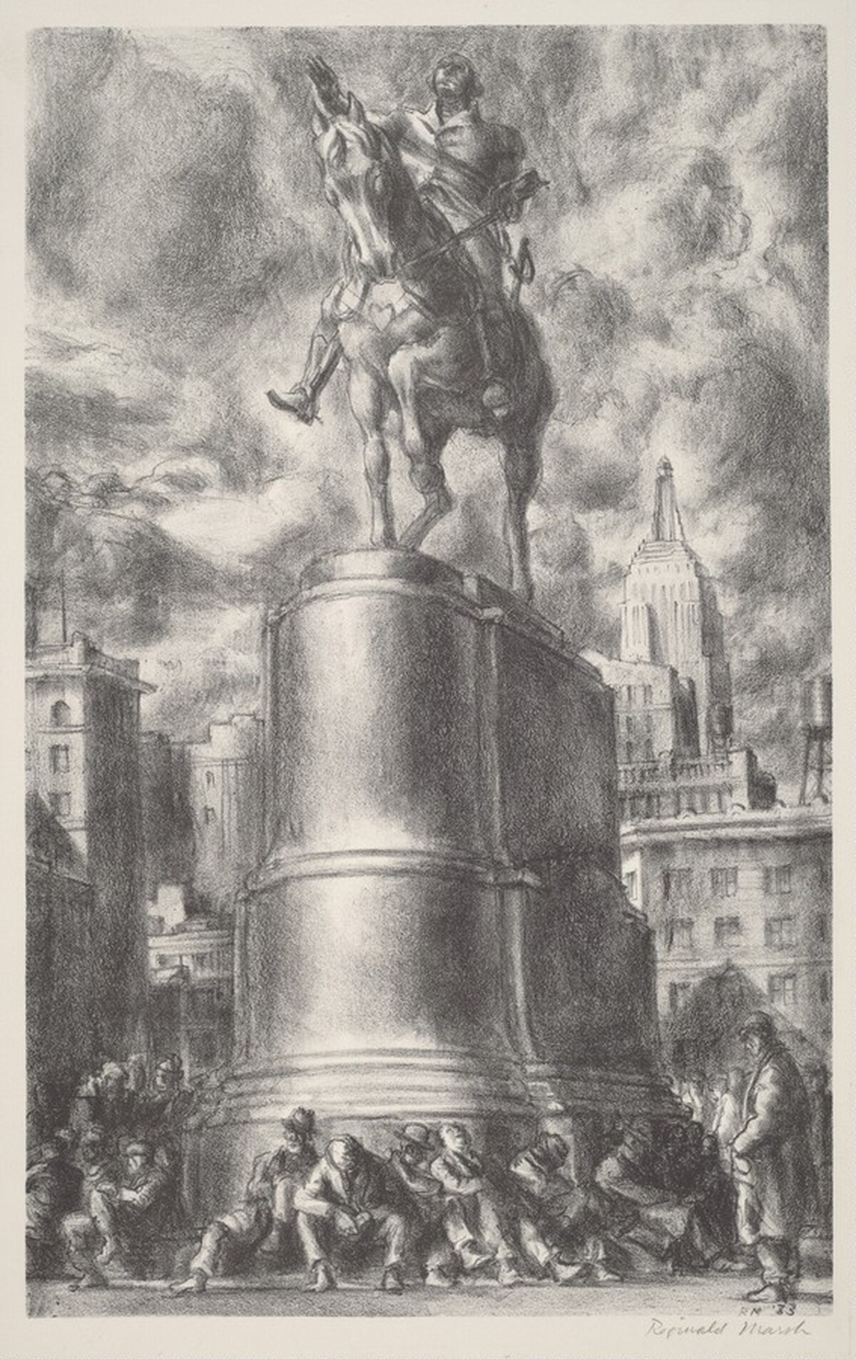 Union Square by Reginald Marsh