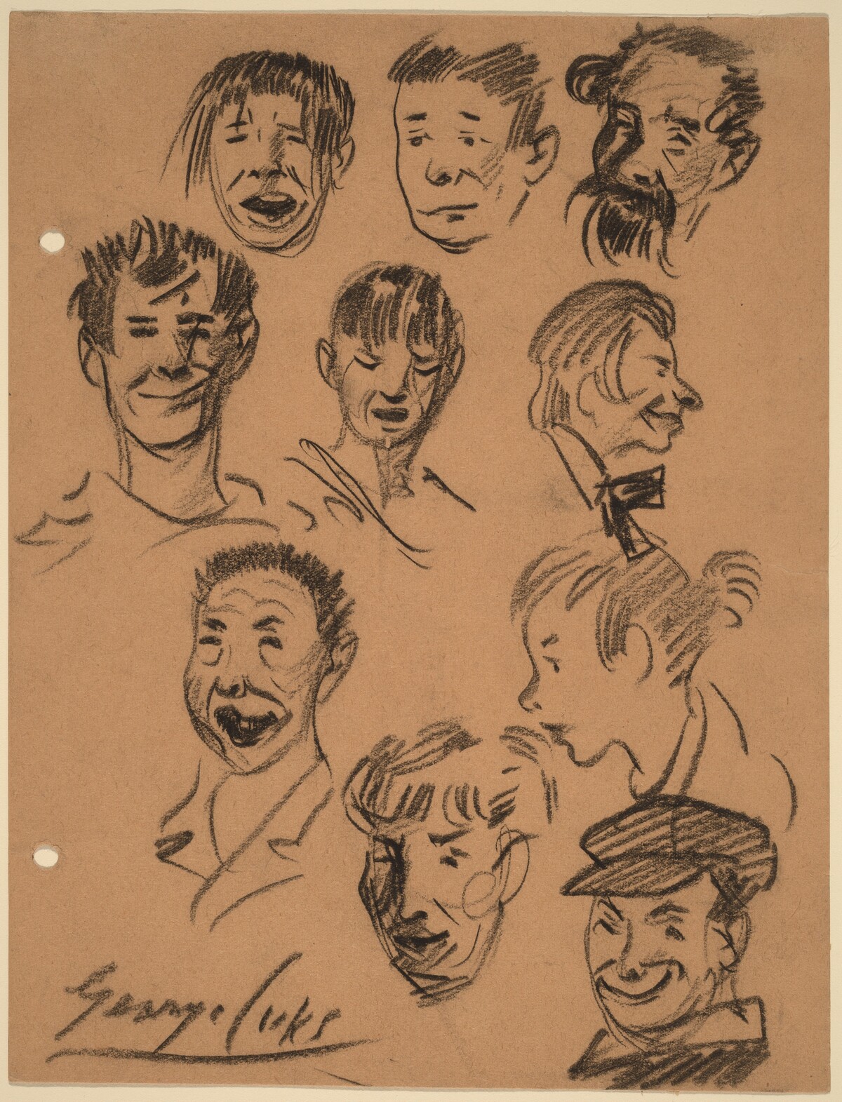 Ten Heads by George Luks