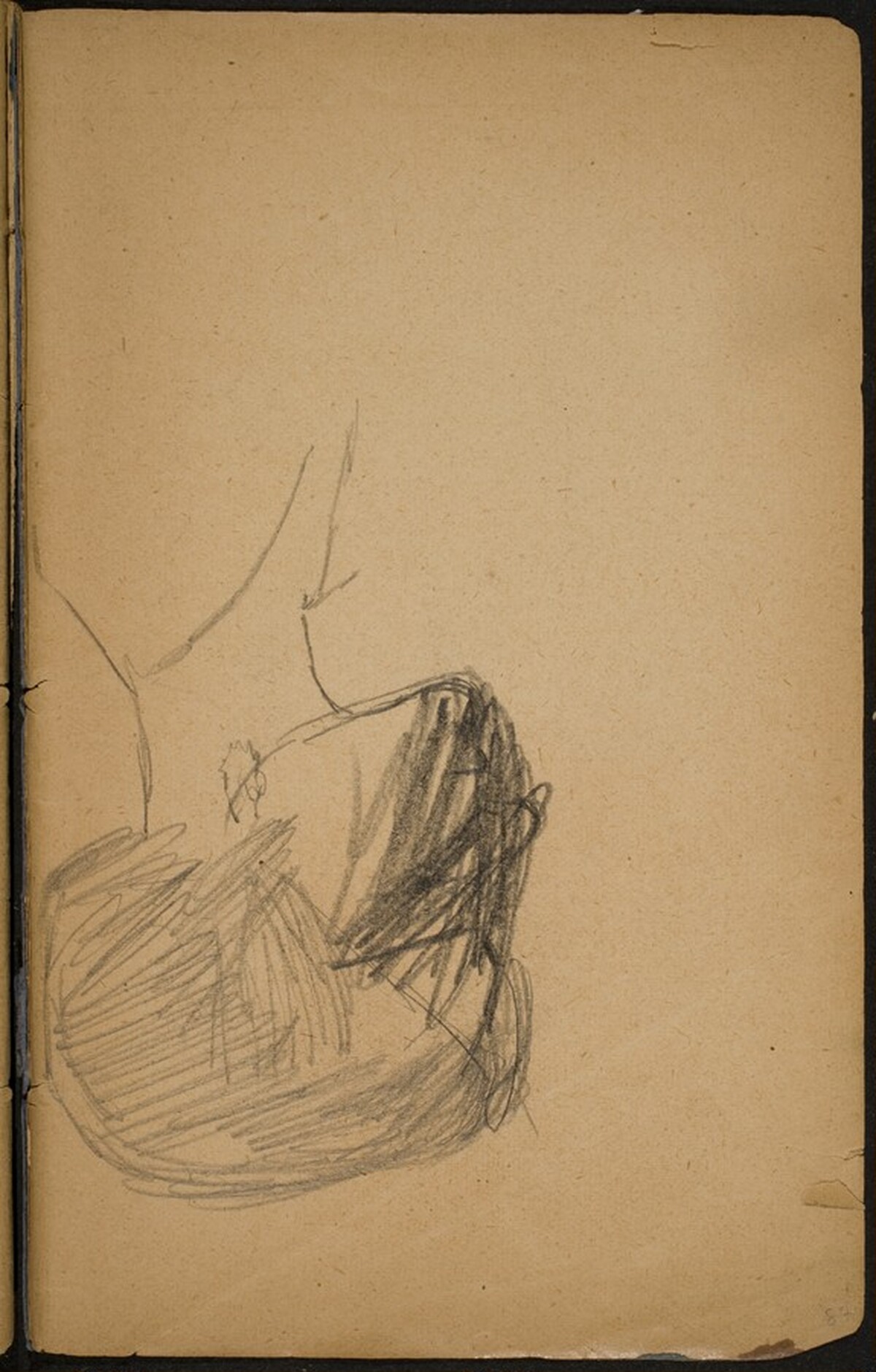 weibliches Profil, Gesicht verworfen (Woman's Profile) [p. 87] by Max Beckmann