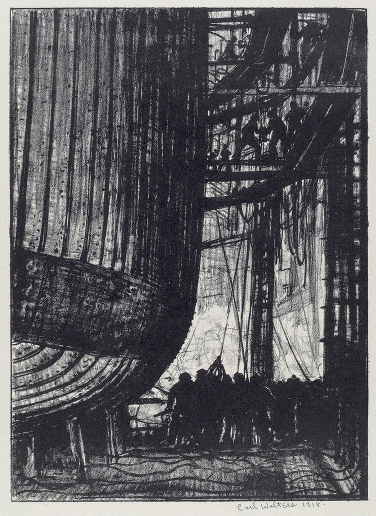 Plating the Hull by Carl Albert Walters