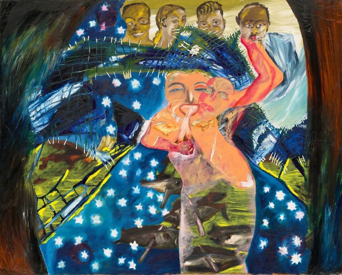 Midnight Sun V by Francesco Clemente