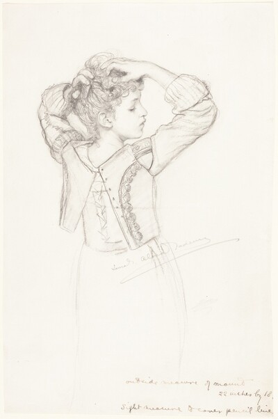 Young Girl Dressing