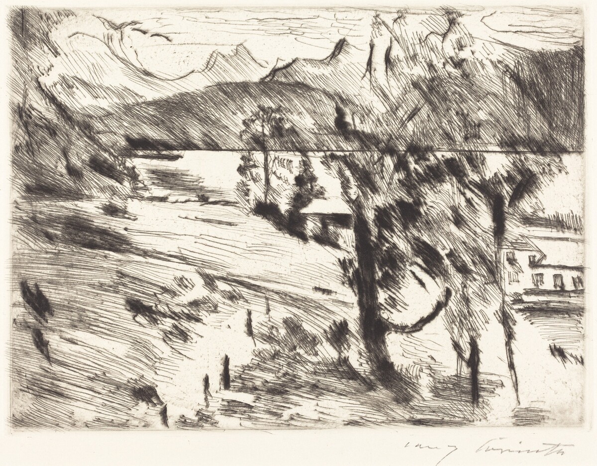Walchensee landschaft (Walchensee Landscape) by Lovis Corinth