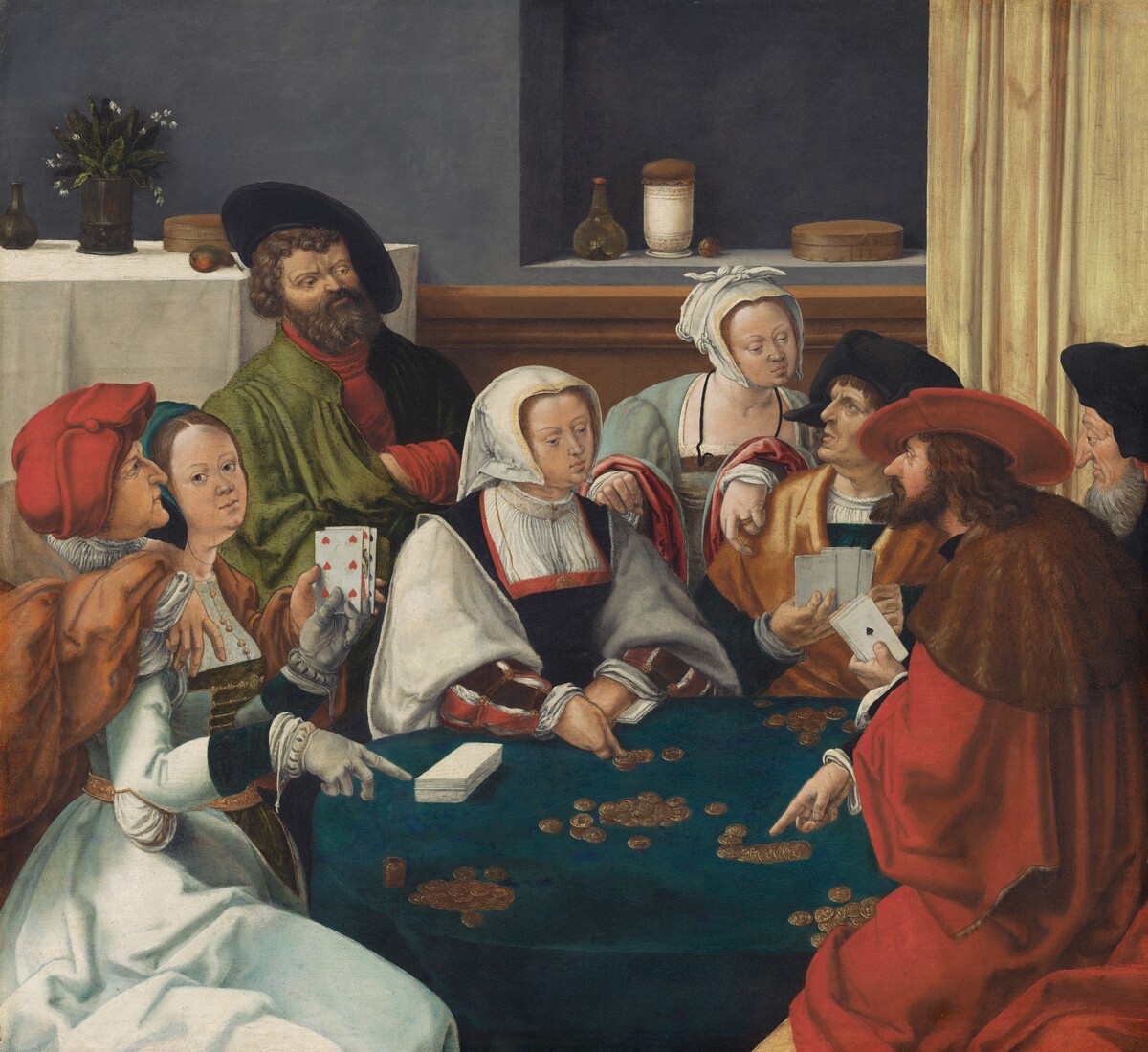 The Card Players by after Lucas van Leyden