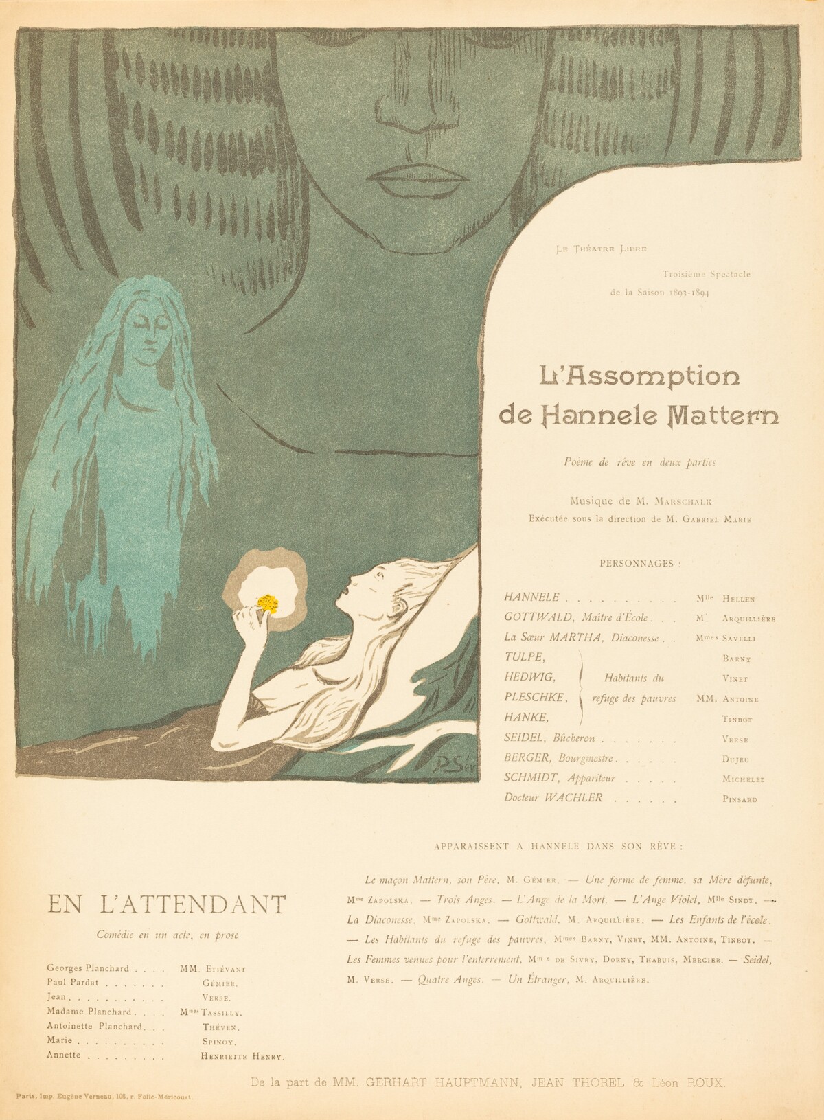 L'Assomption de Hannele Mattern; En l'attendant by Paul Sérusier