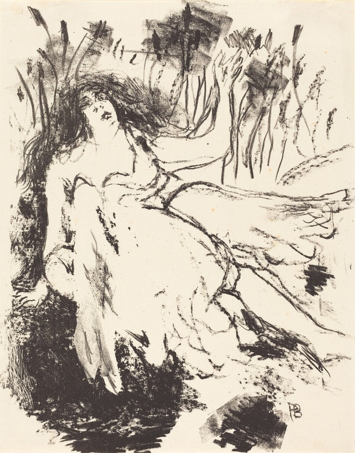 From "Le crepuscule des nymphes" (illustration, page 17) by Pierre Bonnard