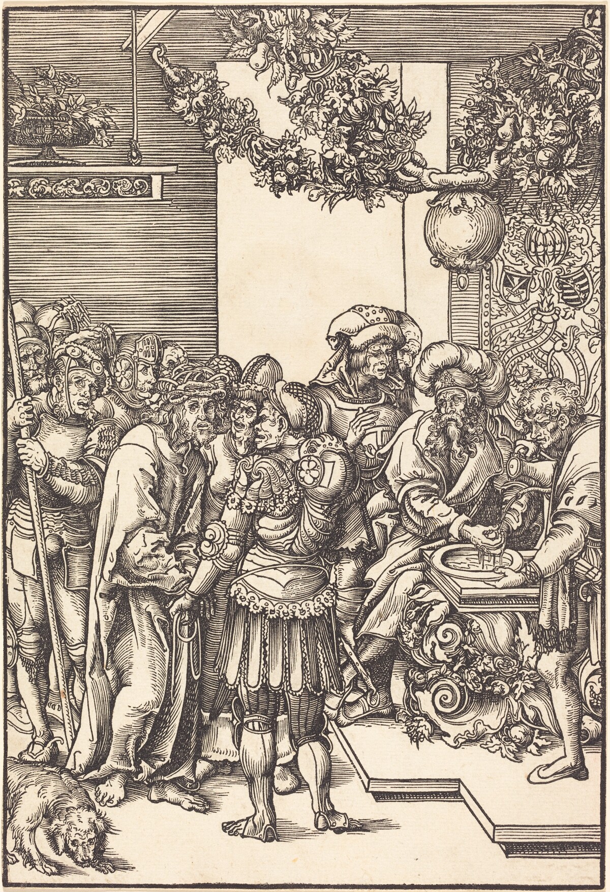 Pilate Washing His Hands by Lucas Cranach the Elder