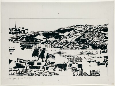 Drawing for "Jerusalem, Temple Mount"