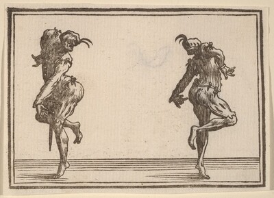Two Pantaloons Dancing