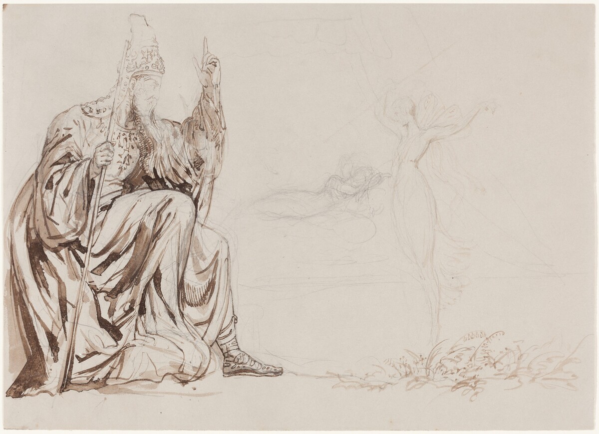 A Magician by Sir George Hayter