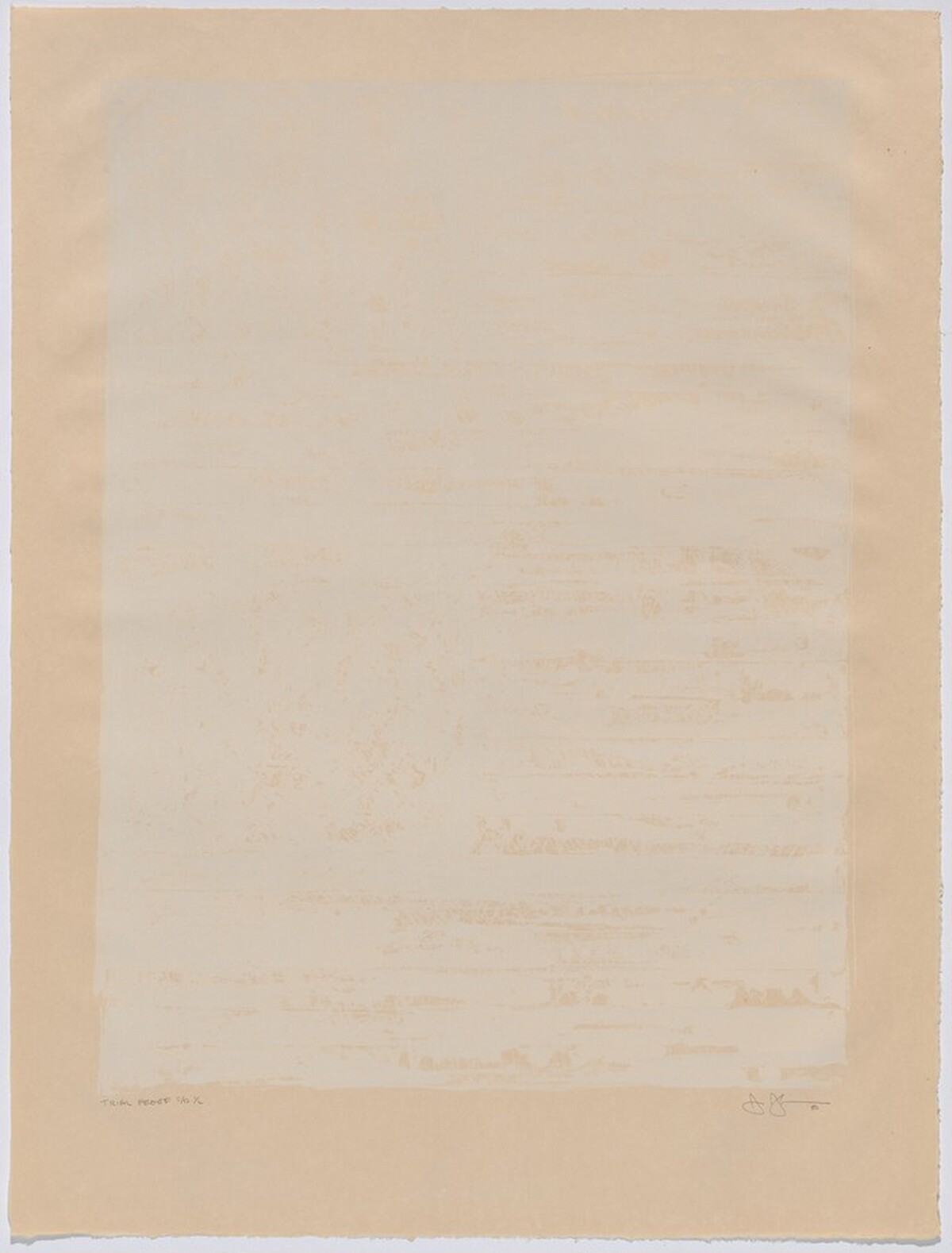 Two Flags [trial proof C] by Jasper Johns