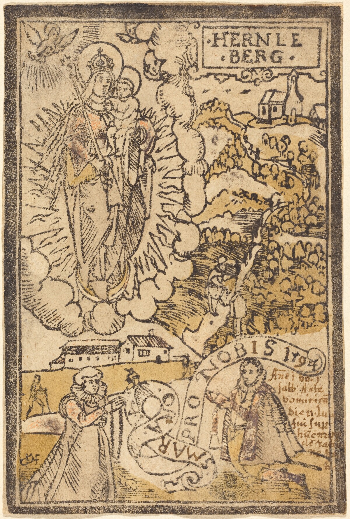 Madonna of the Hernleberg by German 16th Century