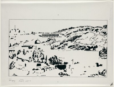 Drawing for "Jerusalem, Temple Mount"