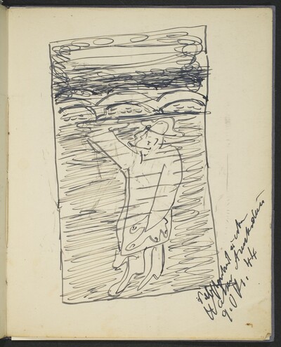 Selbstbildnis unter Wasser (Self-Portrait under Water) [p. 43]