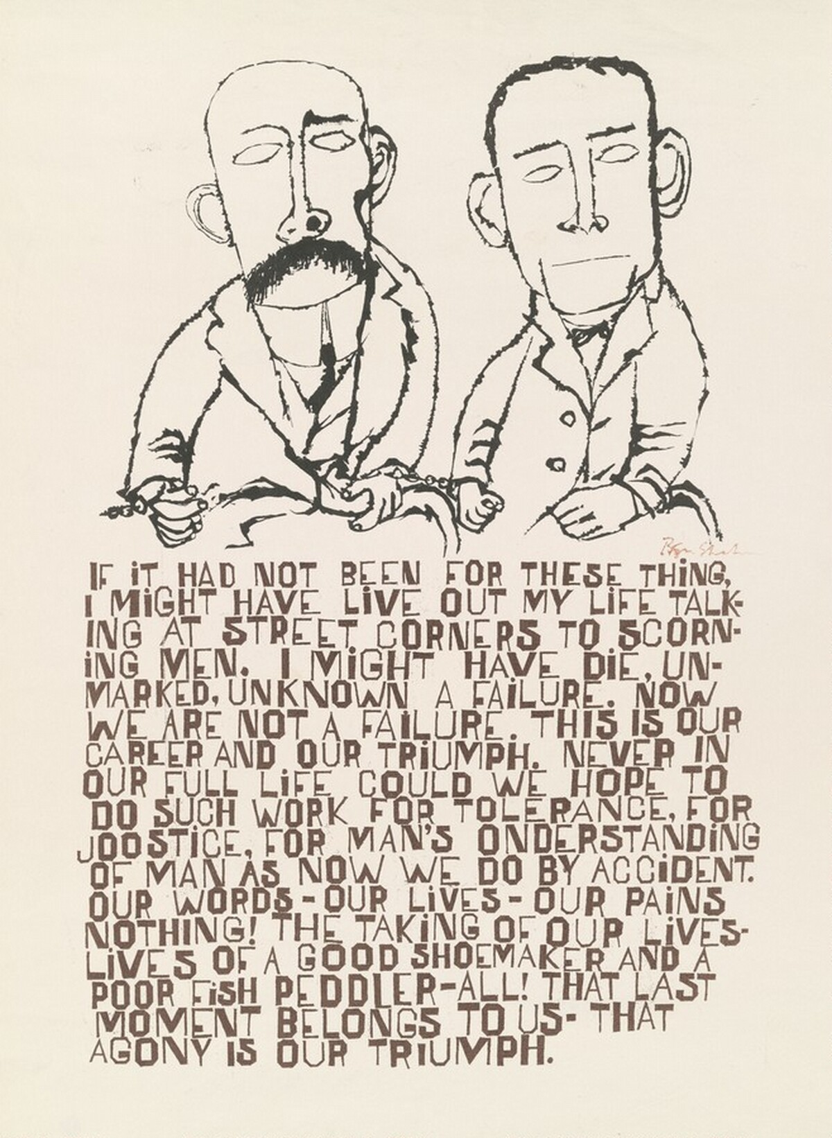 Passion of Sacco and Vanzetti by Ben Shahn