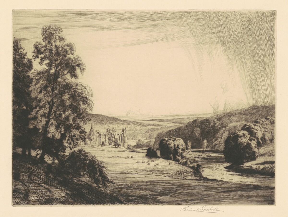 Bolton Abbey by Percival Gaskell