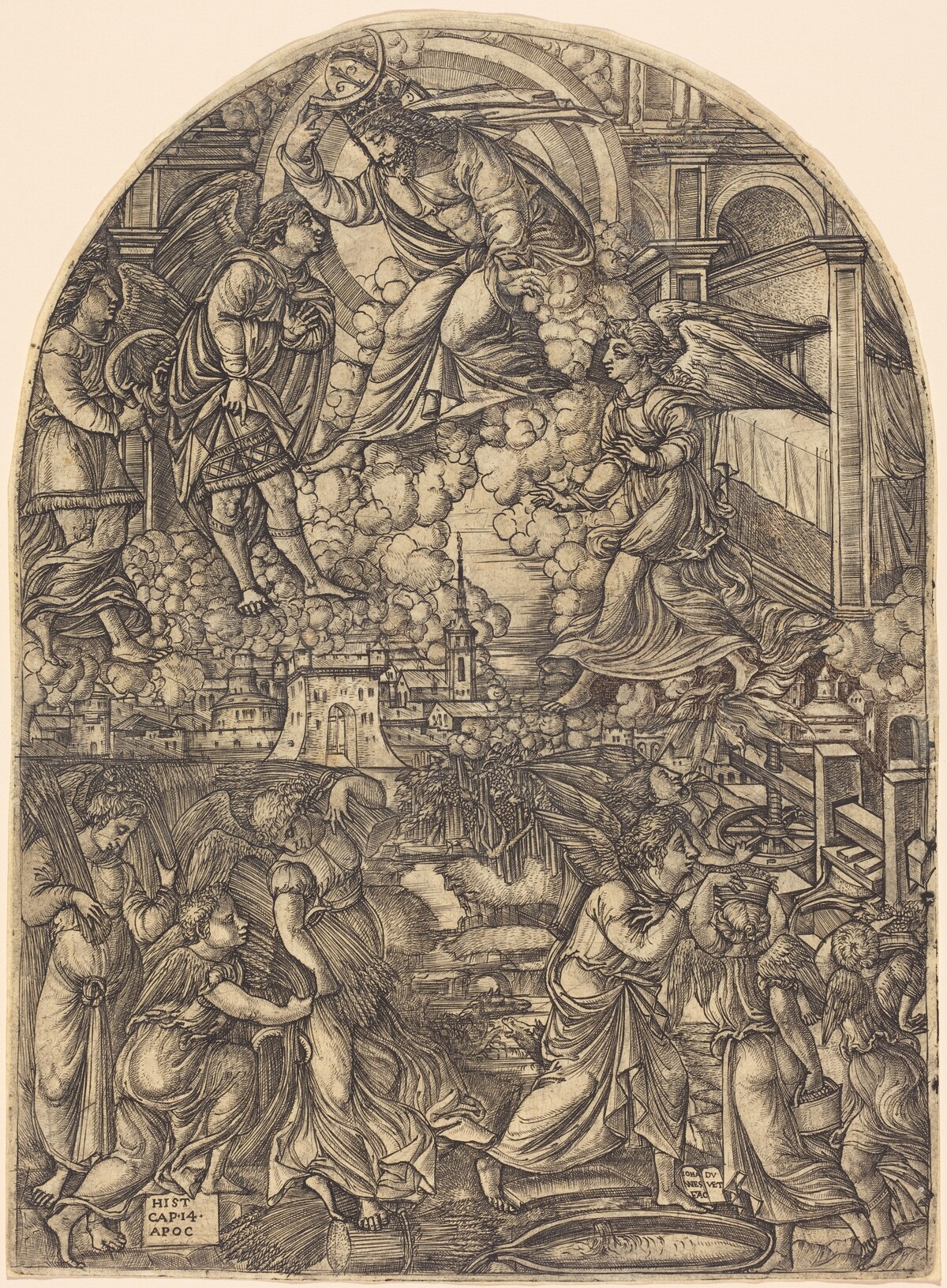 The Winepress of the Wrath of God by Jean Duvet