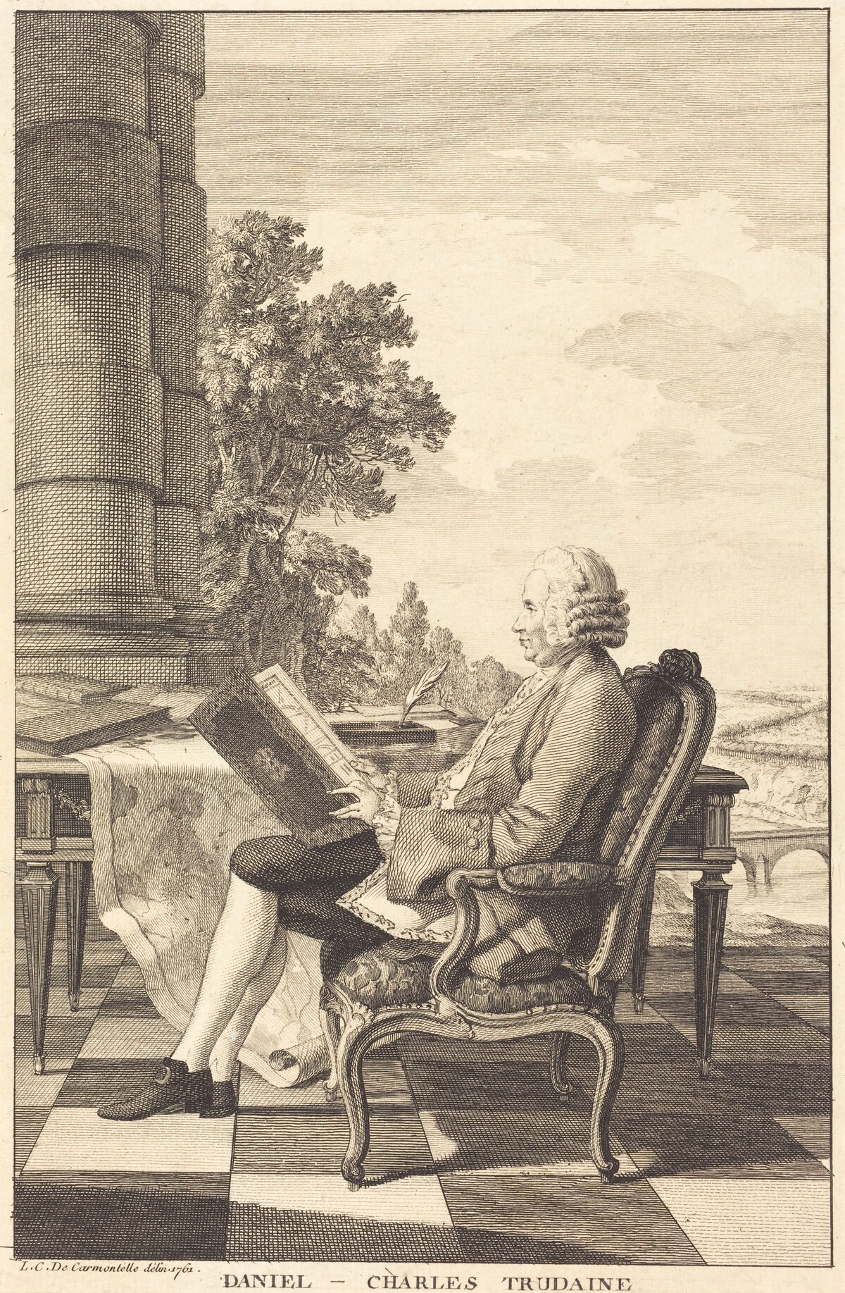 Daniel-Charles Trudaine by French 18th Century, after Louis de Carrogis, called Carmontelle