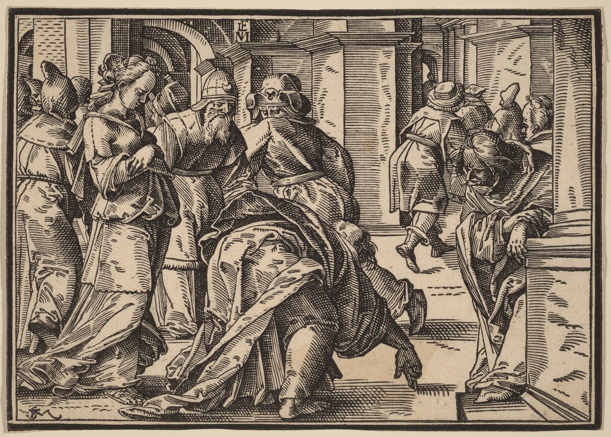 Christ Tells His Disciples of the Last Judgment by Christoph Murer