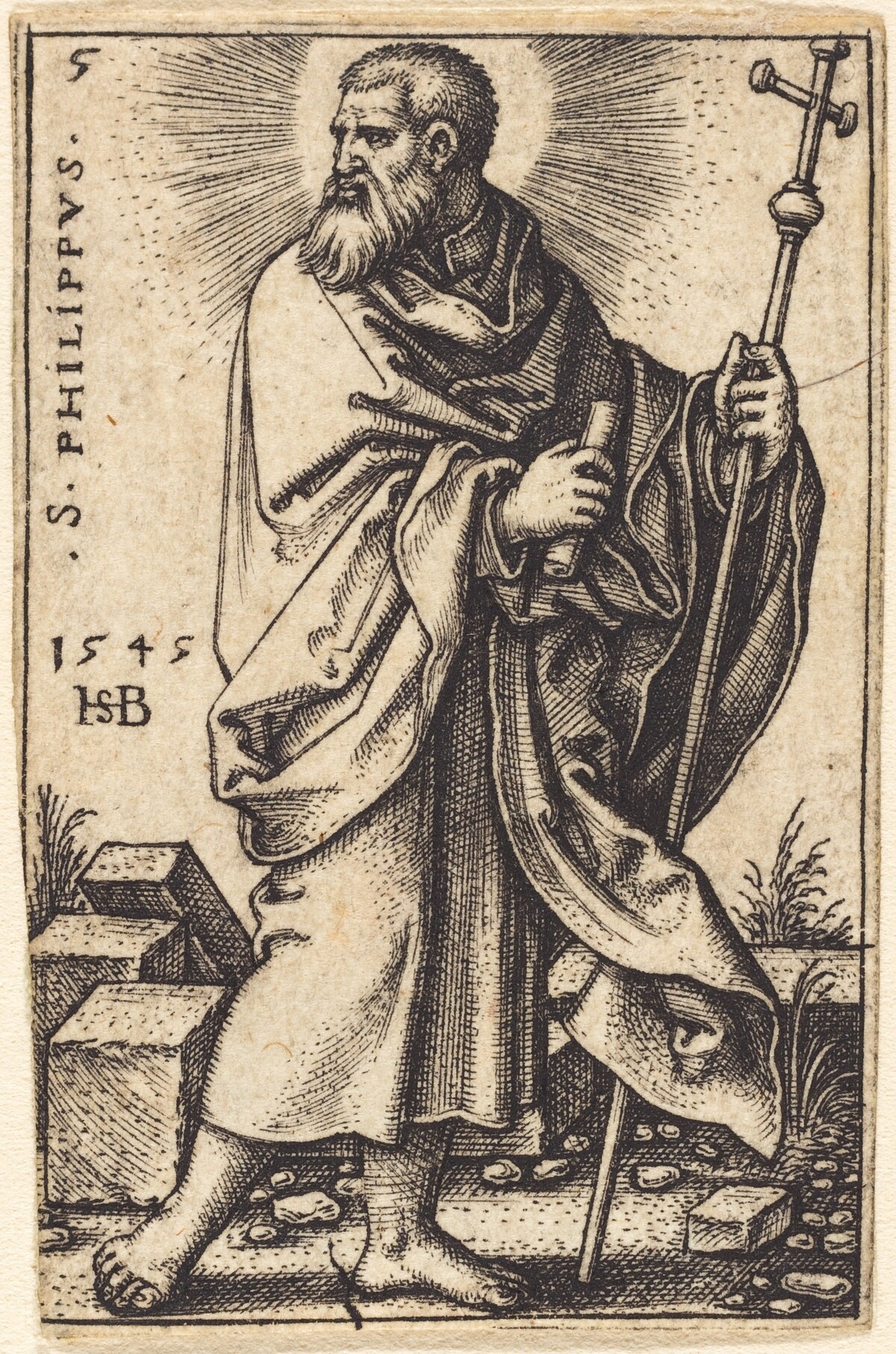 Saint Philip by Sebald Beham